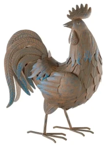 Figurka ozdoba ogrodowa kogut 34 x 19 x 47 cm