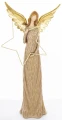 Figurka dekoracyjna anioł Led 41 x 20 x 7 cm złoty 5902663732906 - Sklep Mrówka - EREM - eremsklep.pl