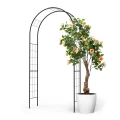 Pergola ogrodowa Mira Łuk 230 x 114 x 37 cm czarny 5905481379872 - Sklep Mrówka - EREM - eremsklep.pl