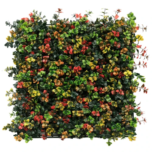 Panel roślinny dekoracyjny ze sztucznych roślin Runianka japońska 0,25m2 50 x 50 cm 5907269797854 - Sklep Mrówka - EREM - eremsklep.pl