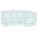 Pokrowiec na narożnik ogrodowy 300/225x90x95 cm 5905610250690 - Sklep Mrówka - EREM - eremsklep.pl