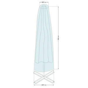 Pokrowiec na parasol ogrodowy 37/47x200 cm