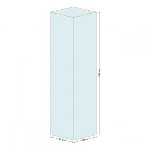 Pokrowiec na ogrzewacz ogrodowy 56x52x226 cm