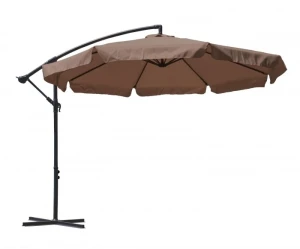 Parasol ogrodowy Czapla 300 x 233 cm brązowy
