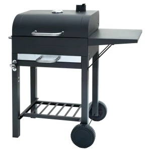 Grill prostokątny z pokrywą na kółkach MG924