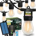 Girlanda solarna Solena 30 x LED 20 m 2700K ciepła + pilot 5907568606857 - Sklep Mrówka - EREM - eremsklep.pl