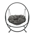 Fotel wiszący Patio z wygodną poduszką szary 5900779889934 - Sklep Mrówka - EREM - eremsklep.pl