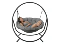 Fotel wiszący Patio z wygodną poduszką szary 5900779889934 - Sklep Mrówka - EREM - eremsklep.pl