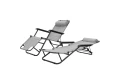 Leżak ogrodowy Senator szary 5901738197626 - Sklep Mrówka - EREM - eremsklep.pl