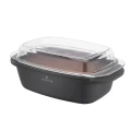 Brytfanna do pieczenia Morgan prostokątna z pokrywką 5,7 l 5906361326368 - Sklep Mrówka - EREM - eremsklep.pl