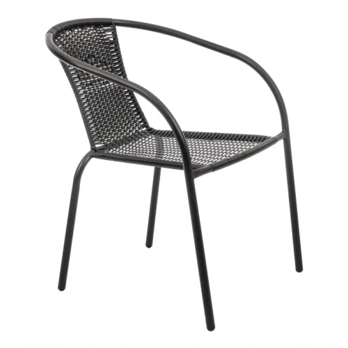 Krzesło ogrodowe Herkules czarny 5908227361100 - Sklep Mrówka - EREM - eremsklep.pl