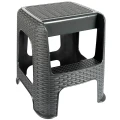 Podest taboret ze schodkiem drabinką Graphite antracyt 5906329302472 - Sklep Mrówka - EREM - eremsklep.pl