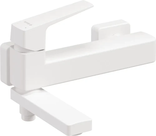 Bateria wannowa ścienna Blur BQL_A12M ze składaną wylewką bianco 5907650897873 - Sklep Mrówka - EREM - eremsklep.pl