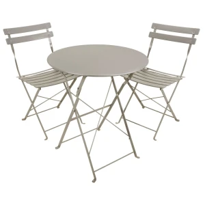 Zestaw mebli ogrodowych Bistro 2 + 1 beż