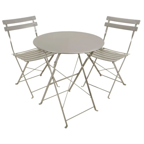 Zestaw mebli ogrodowych Bistro 2 + 1 beż 5905610044473 - Sklep Mrówka - EREM - eremsklep.pl
