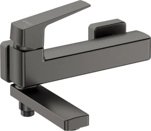 Bateria wannowa ścienna BQL_D12M ze składaną wylewką titanium