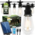 Girlanda solarna Eremi 2 20 x LED 11,68 m 3000K ciepła + pilot 5907568606789 - Sklep Mrówka - EREM - eremsklep.pl