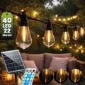 Girlanda solarna Eremi 2 40 x LED 21,70 m 3000K ciepła + pilot 5907568606796 - Sklep Mrówka - EREM - eremsklep.pl