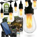 Girlanda solarna Flame 15 x LED 15 m 1800K ciepła + pilot 5907568607601 - Sklep Mrówka - EREM - eremsklep.pl