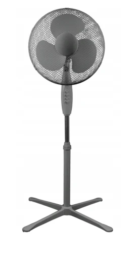 Wentylator podłogowy 40 W podstawa płaska szary 5907477043590 - Sklep Mrówka - EREM - eremsklep.pl