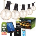 Girlanda solarna Aura 20 x LED 10,55 m 3000K ciepła + pilot 5907568606888 - Sklep Mrówka - EREM - eremsklep.pl