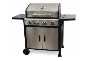 Grill gazowy 4-palnikowy 2,7 kW z rusztem żeliwnym