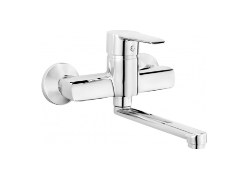 Bateria Zlewozmywakowa Ścienna CORIO Chrom BFC 080M DEANTE.png