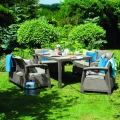 Komplet mebli ogrodowych rattanowych Corfu Fiesta cappucino 3253929123115 - Sklep Mrówka - EREM - eremsklep.pl