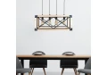 Lampa Kirke 4 x 40 W Adrilux czarny drewno 5903899625444 - Sklep Mrówka - EREM - eremsklep.pl