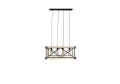 Lampa Kirke 4 x 40 W Adrilux czarny drewno 5903899625444 - Sklep Mrówka - EREM - eremsklep.pl