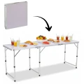 Stół turystyczny składany180 x 60 x 70 cm biały 5903899625444 - Sklep Mrówka - EREM - eremsklep.pl