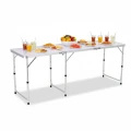 Stół turystyczny składany180 x 60 x 70 cm biały 5903899625444 - Sklep Mrówka - EREM - eremsklep.pl