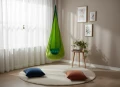 Fotel wiszący Kokon dla dzieci 70 x 150 cm zielony 5900779885271 - Sklep Mrówka - EREM - eremsklep.pl