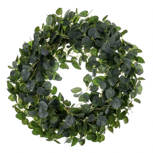 Wianek ozdobny z liści 45 cm 5902663748150 - Sklep Mrówka - EREM - eremsklep.pl
