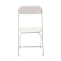 Krzesło cateringowe składane 49,5 x 45 x 81 cm biały 5905629903426 - Sklep Mrówka - EREM - eremsklep.pl