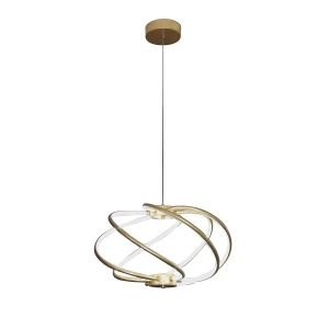 Lampa wisząca Kandor LED CCT złoty Light Prestige