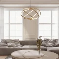 Lampa wisząca Kandor LED CCT złoty Light Prestige 5905699355262 - Sklep Mrówka - EREM - eremsklep.pl