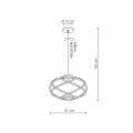 Lampa wisząca Kandor LED CCT czarny Light Prestige  - Sklep Mrówka - EREM - eremsklep.pl5905610036959