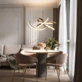 Lampa wisząca Spider 58 cm LED CCT złoty Light Prestige 5905699356122 - Sklep Mrówka - EREM - eremsklep.pl