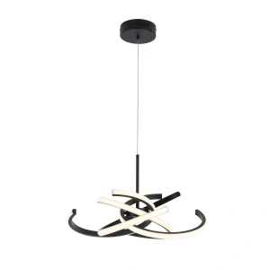 Lampa wisząca Spider 58 cm LED CCT czarny Light Prestige