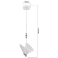 Lampa wisząca Mariposa 1 LED CCT chrom Light Prestige 5905699351349 - Sklep Mrówka - EREM - eremsklep.pl