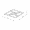 Plafon Nivra LED czarny Light Prestige 5905699355248 - Sklep Mrówka - EREM - eremsklep.pl