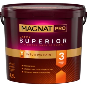 Farba lateksowa do wnętrz PRO Latex Superior 3 Baza C 2,7L Magnat