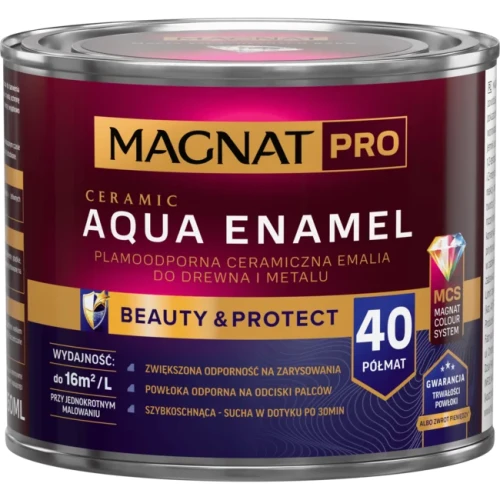 Emalia Pro Ceramic Aqua Enamel 40 Baza A półmat 0,45L Magnat 5903973236313 - Sklep Mrówka - EREM - eremsklep.pl