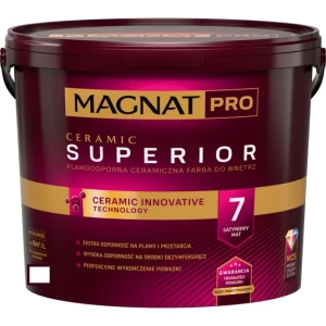 Farba do wnętrz PRO Ceramic Superior 7 Baza A 4,5L Magnat