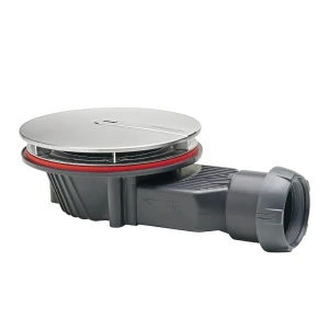Syfon odpływ brodzikowy niski 90 mm chrom