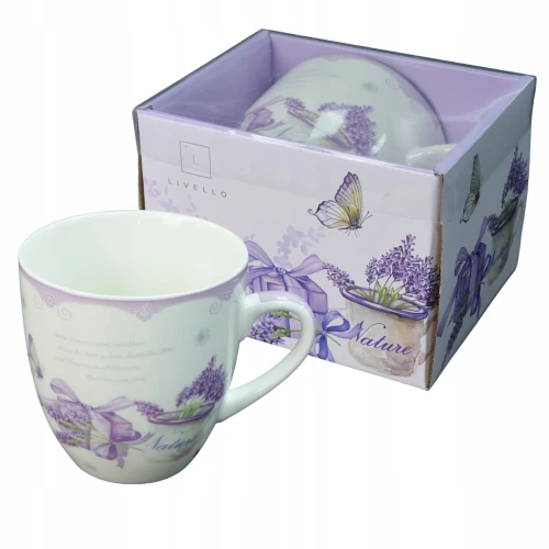 Kubek porcelanowy Mega 1000 ml lawenda 5905794708321 - Sklep Mrówka - EREM - eremsklep.pl