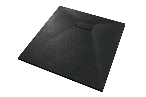Brodzik prysznicowy kwadratowy Vexo 90x90 cm czarny 5907483475002 - Sklep Mrówka - EREM - eremsklep.pl