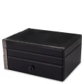 Szkatułka na biżuterię 11 x 22 x 17 cm czarny 5902663692859 - Sklep Mrówka - EREM - eremsklep.pl