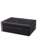 Szkatułka na biżuterię 8 x 24 x 16 cm czarny 5902663692835 - Sklep Mrówka - EREM - eremsklep.pl